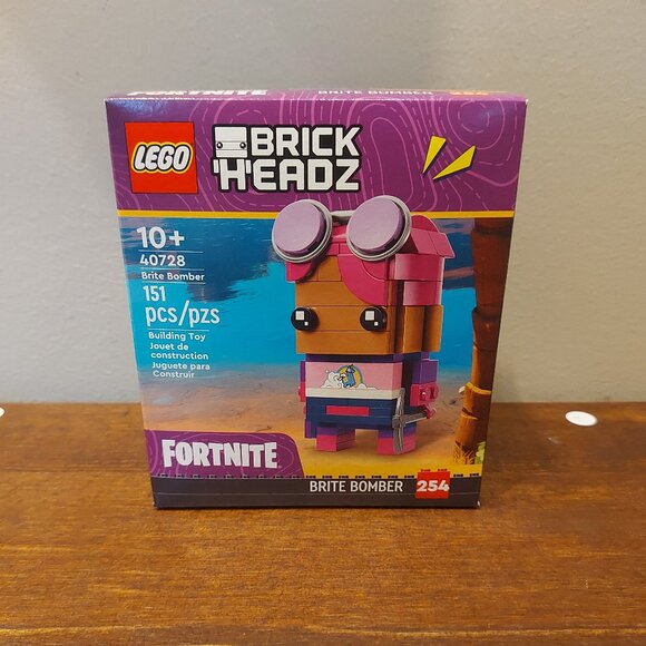 Lego Brite Bomber Brick Headz - Picture 1 of 3